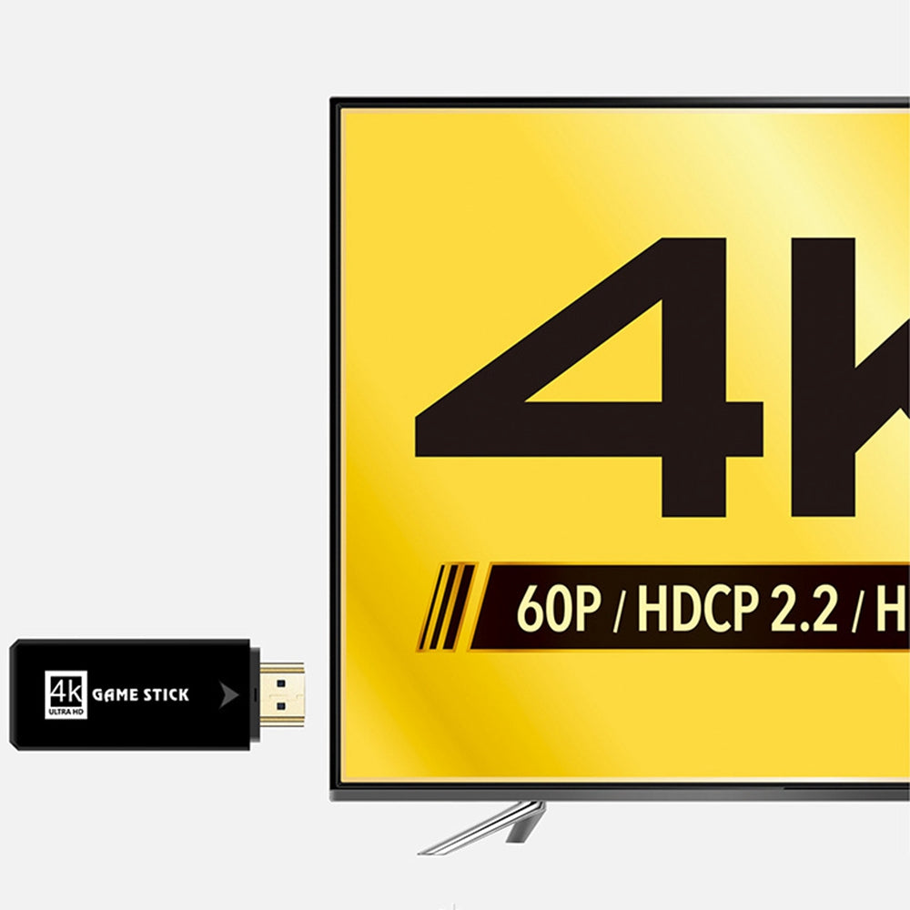 2,4G bezdrátová herní konzole 4K Ultra HD 4G Game Stick Duální herní ovladače TV Gamer s 10 000 hrami (32G) 2,4G bezdrátová herní konzole 4K Ultra HD 4G Game Stick Duální herní ovladače TV Gamer s 10 000 hrami (32G)